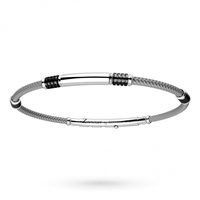 Bracciale Zancan Uomo  Robikevlar in Argento EXB576-GR - EXB576-GR